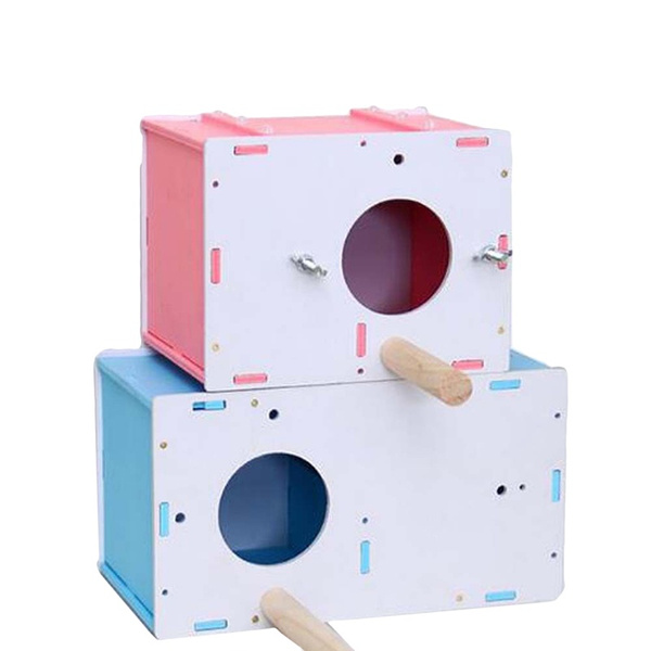 Pet Bird Breeding Box Parakeet Cockatiel Breeding Nesting Cage 