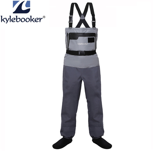 Men's Fishing Chest Waders - 5-Ply Durable Breathable and