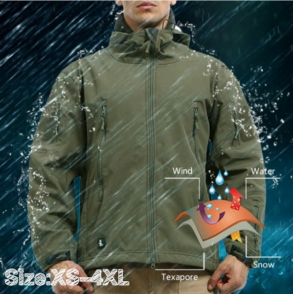 New Men Waterproof Outdoor Windproof 