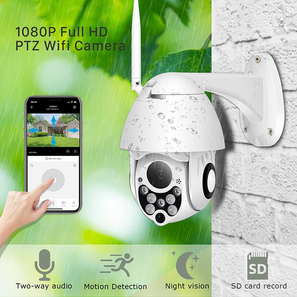 BESDER Full HD 1080P Wifi CCTV IP PTZ Security Camera Two Audio Way ...