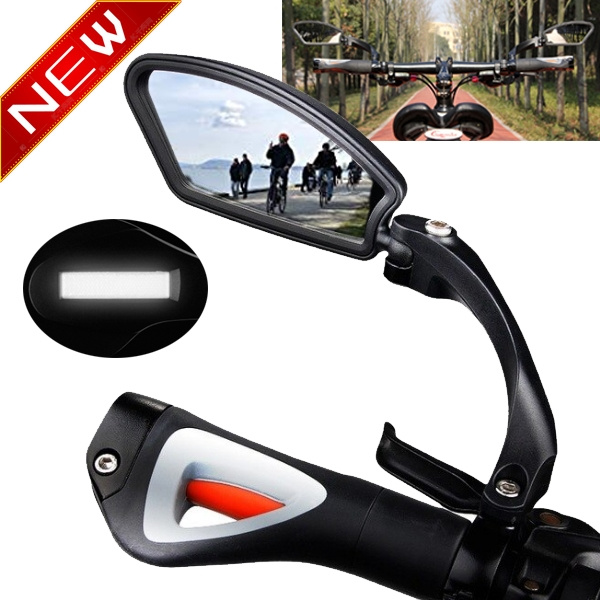 Stainless Steel Lens Handlebar Bicycle Rearview Mirror Safety Rearview Mirror Rearview Mirror Bicycle Accessories