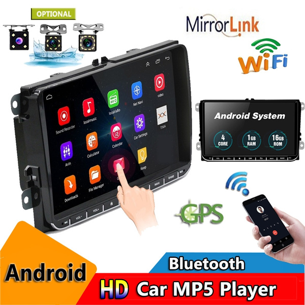 Hick snatch Afgang 9" Android 2 Din Car Stereo Radio GPS Navigation Multimedia Player Radio  MP5 with HD Capacitive Touch Screen for VW Passat Golf MK6 MK5 Jetta T5 EOS  POLO Touran Seat WIFI Free