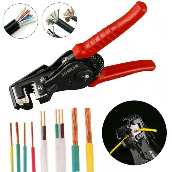 Wire Striper Cutter Electric Automatic Professional Stripper Crimper Pliers 