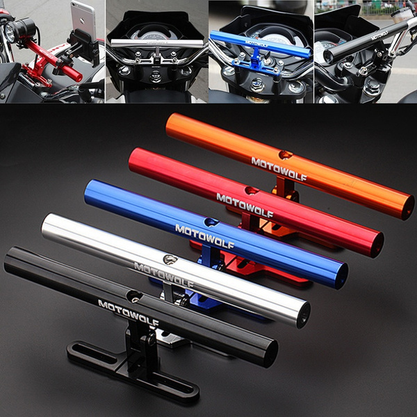 5 Colors Motorcycle Smart Bar Extra Bar Phone & Lamp Mount Base