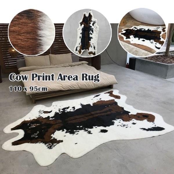 Cow Print Rug Faux Cowhide Skin, Cow Skin Rugs Ikea Uk