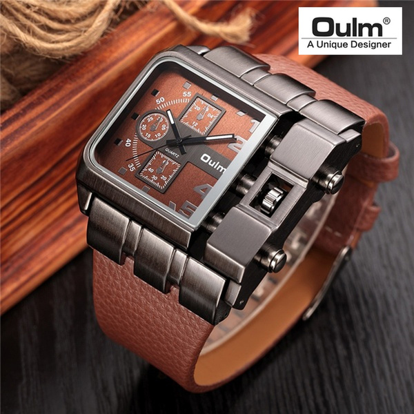 Oulm discount wrist watch