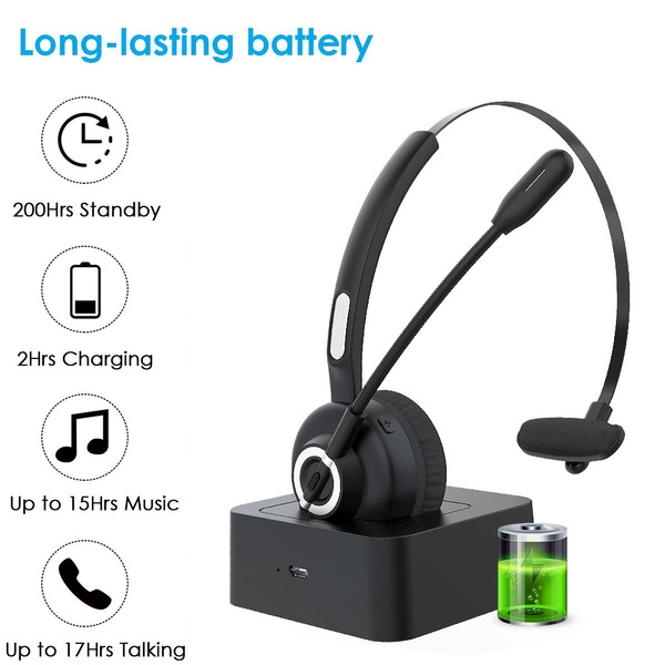 phone headset with mute button