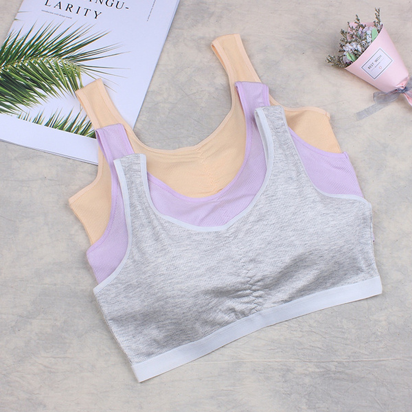 Kids Girls Camisole Sports Bra Vest Undies Underclothes Vest Underwear Crop Tops