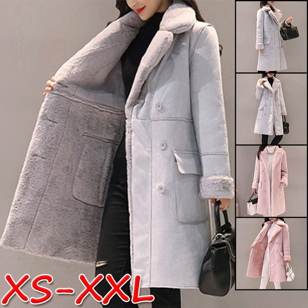 womens suede winter coats