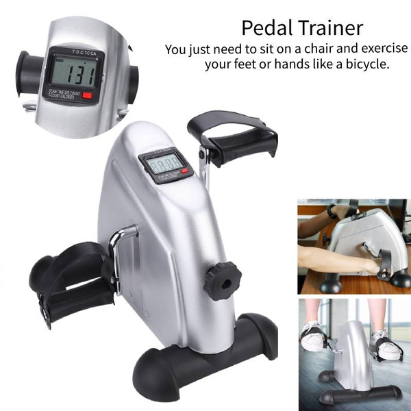 Foot Fitness Pedal Trainer Exerciser Mini Exercise Bike Bicycle for Gym Indoor 