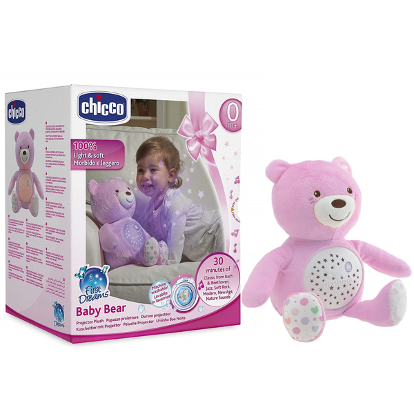 chicco first dreams baby bear pink