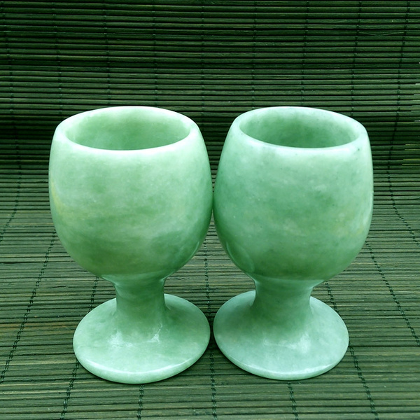 Jade wine best sale glasses