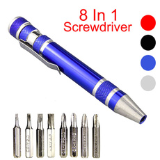 Mini, 8in1screwdriver, precisionscrewdriverset, Aluminum