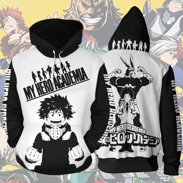 moletom com capuzs my hero academia