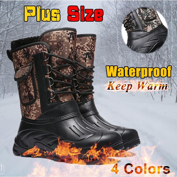 Waterproof and warm fishing shoes