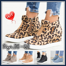 ankle boots, wedge, Sneakers, Plus Size