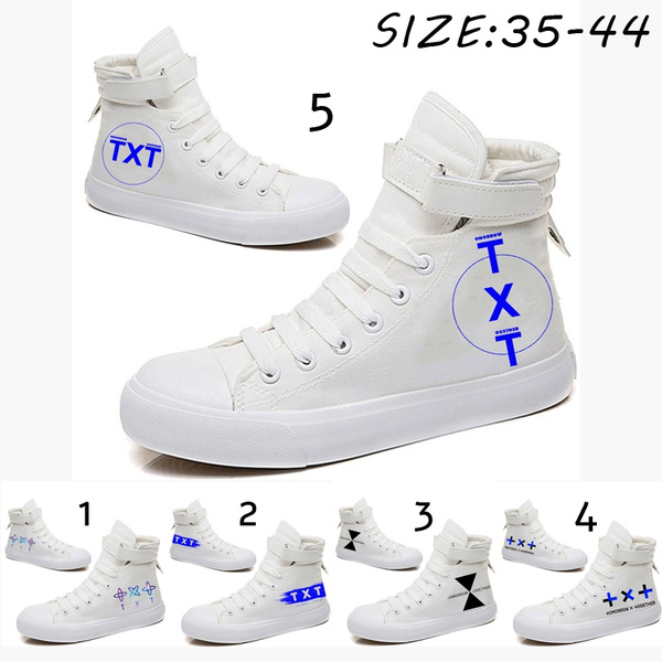 KPOP TXT NEW Fashion Cat High-Top Canvas Shoes Sneakers Boots | Wish