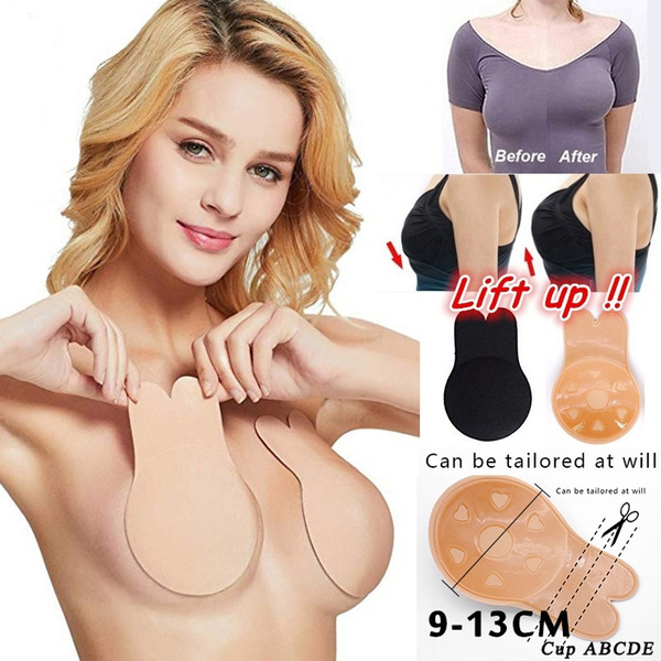 2019 Latest Women Strapless Silicone Bra Push-up Invisible Gel