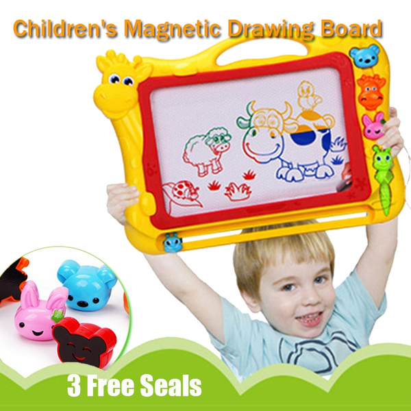 Magnetic Drawing Board Sketch Pad Doodle Writing Craft Art for Children Kids. 