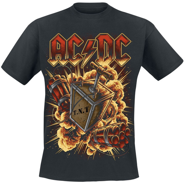 Fashion AC/DC TNT Explosion T-Shirt 