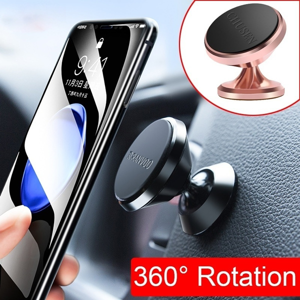 360 Degree Universal Car Phone Holder Magnetic Air Vent Mount Cell Phone Car Mobile Phone Holder Stand Mobile Phone Accessories Phone GPS Car Mounts