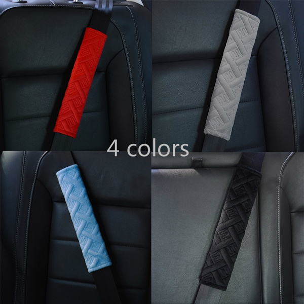 1 pcs Car Seat Belts Shoulder protector Covers Plush Auto Padding Cushion  Cover Interior Automobiles Shoulder Seat Belt for Kids Men and girls Safety  Accessories