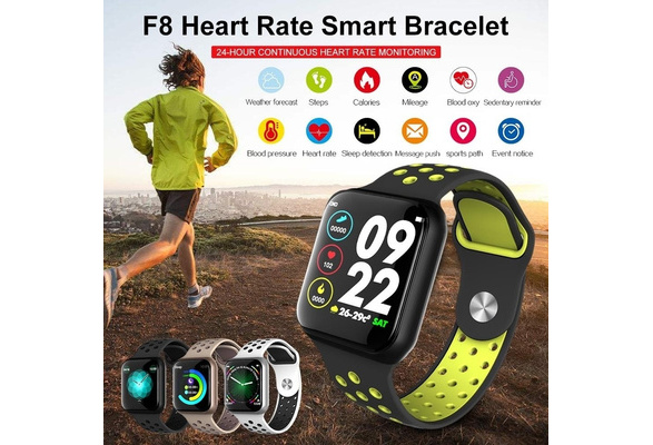 El más nuevo F8 Smart Watch Men Heart Rate Sleep Monitor Impermeable  Fitness Tracker Watch Smartwatch para iOS Android | Wish