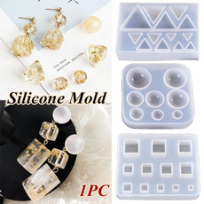 Silicone, Triangles, roundshape, Earring