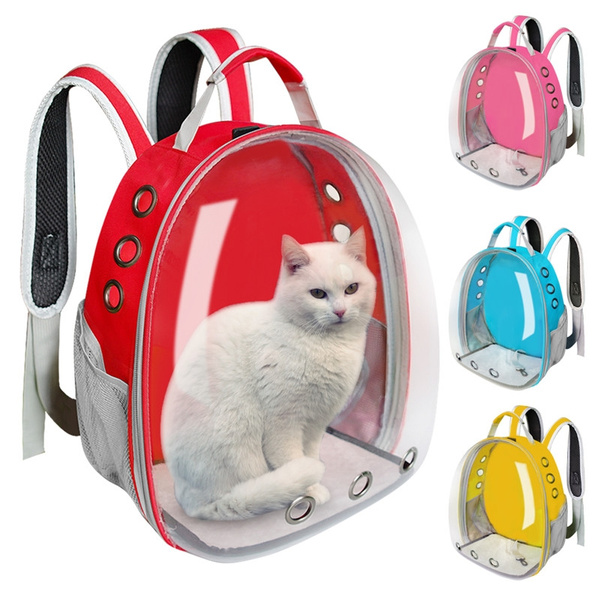 Breathable Pet Cat Carrier Bag Transparent Space Pets Backpack