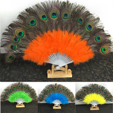 Beautiful, peacock, Dancing, peacockfeather