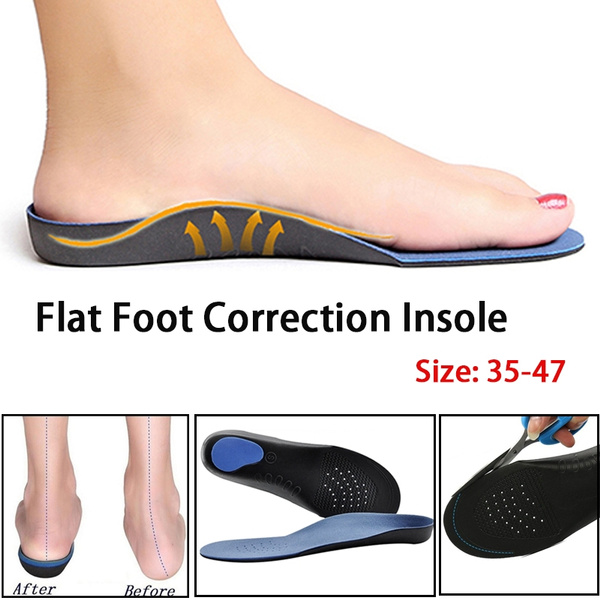 Flat Feet Orthopedic Insoles Men Women Arch Support Shoes Inserts Pads ...