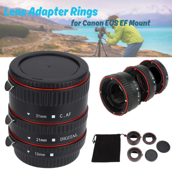 Lens Adapter Mount Auto Focus Macro Extension Tube For EF Lens | Wish