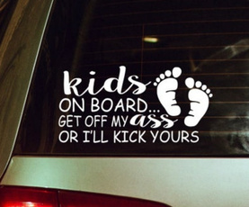 Car Sticker, kidsonboard, Home Decor, Get