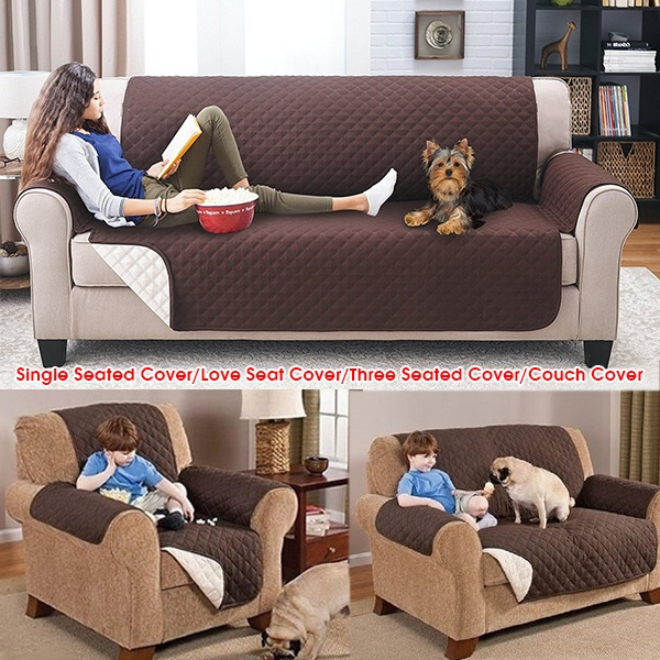 Waterproof Quilted Sofa Cover Couch, Padded Sofa Protector
