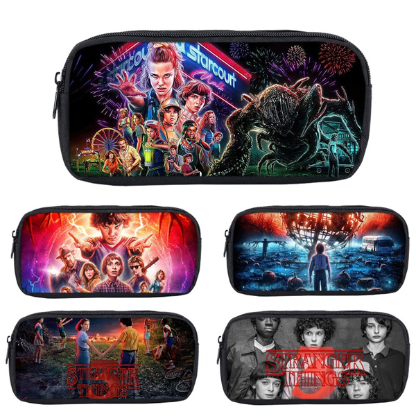 Wholesale Anime Stranger Things Pencil Bags Students Stationery