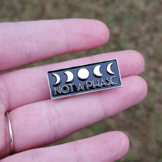 backpackpin, Pins, moonpin, Brooch Pin