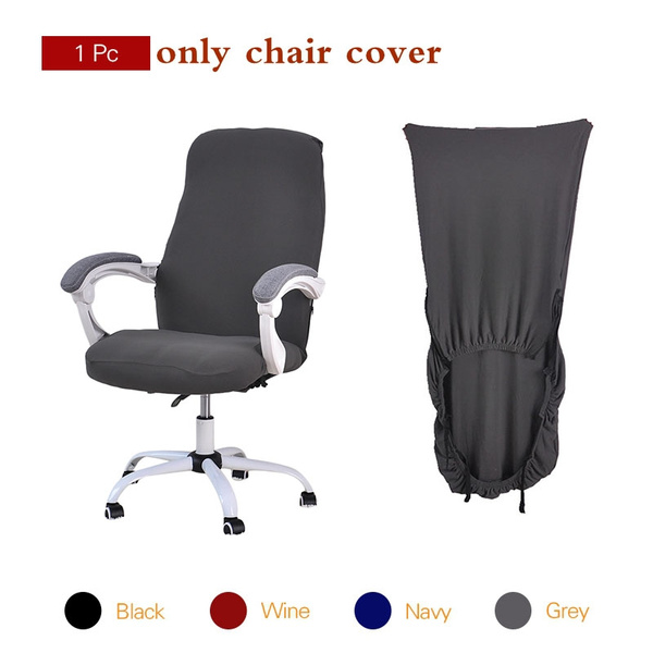 Forcheer Computer Chair Cover Swivel Chair Set Elastic Chair Covers For Computer Chair 4 Solid Colors Swivel Chair Seat Cover 1pc Wish