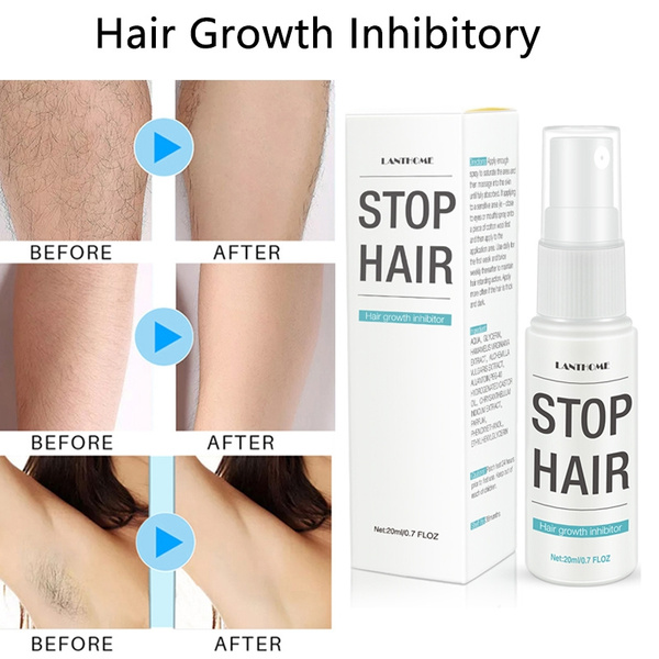 Hair Inhibitor Spray Permanent Stop Hair Growth Inhibitor Spray For Legs Hands Body Private Part Wish