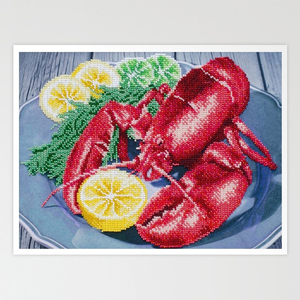 5d Diamond Painting Decor Still Life Food Big Lobster Full Drill Painting  Diamond Embroidery Set Home Decor Wall Art Diy Diamond Cross Stitch Diamond  Mosaic Rhinestone Picture Diamond Drawing