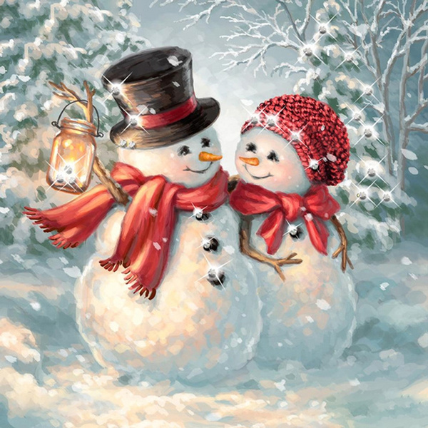snowman, Piazza alla francese, Embroidery, Regali
