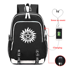 student backpacks, supernaturalbookbag, supernaturalusbbackpack, usb