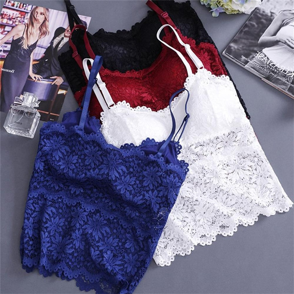 women camisole bra lace bralette with