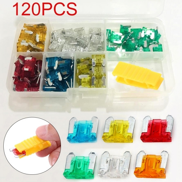 120pcs Micro Blade Fuse Car Truck SUV APS Low Profile Standard ...