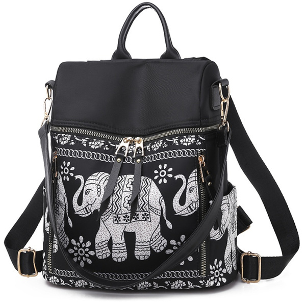 elephant backpack purse