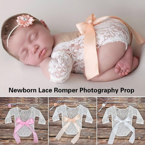 newborn lace romper