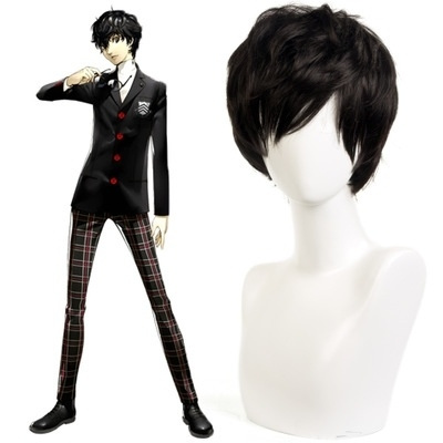 Game Persona 5 P5 Cosplay Wig Kurusu Akira Joker Cosplay Wig