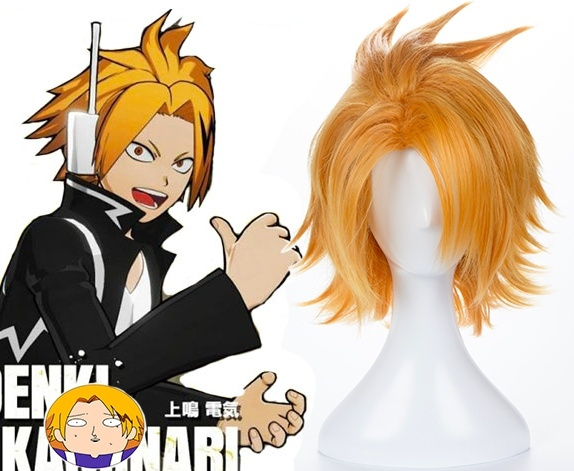 Anime My Hero Academia Cosplay Wig Kaminari Denki Cosplay Wig Wish