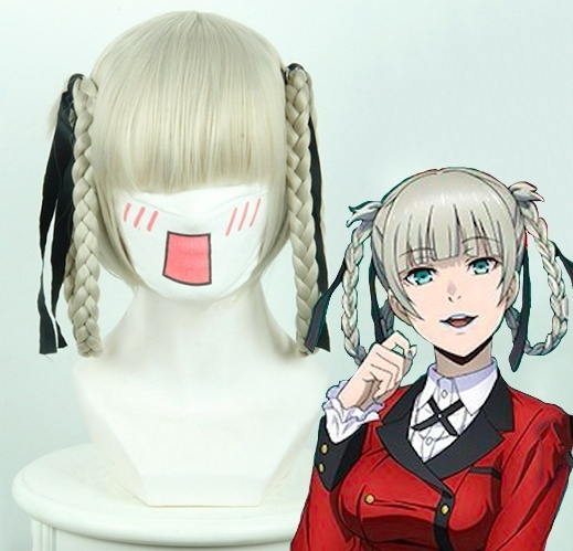 Hot Anime Kakegurui Cosplay Wig Momobami Kirari Cosplay Wig