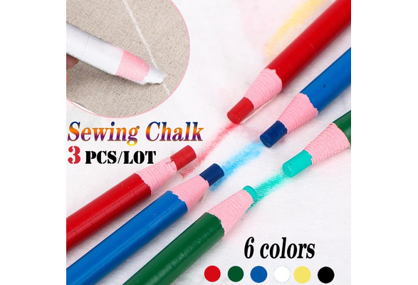 3pcs Cut-free Sewing Tailor's Chalk Pencils Fabric Marker Sewing