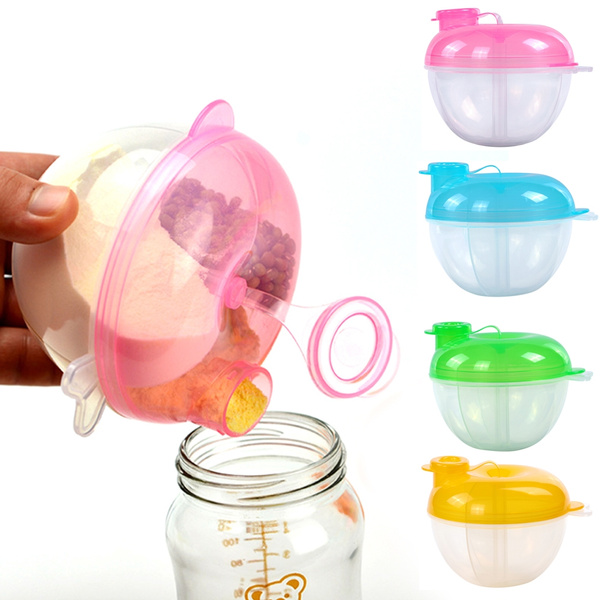 3 Grid Portable Milk Powder Formula Dispenser BPA Free Food Container  Infant Bean Storage Box for